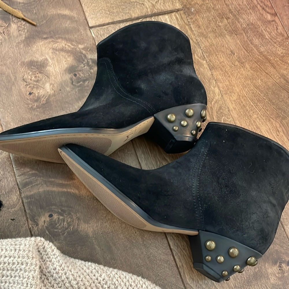 Marc Fisher Western Bootie with studded heel